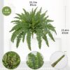 GnFlus Fern Artificial Plants Large Fake Fern 33.5