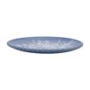 12-Piece Daisy Bamboo Melamine Dinnerware Set, Blue