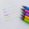 BAZIC Optima 5-Color Oil Gel Fuse Tech Ink Retractable Pen, 0.7 mm, (5/Pack), 12-Pack