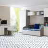 Retro Self Adhesive Vinyl Floor Tile - 20 Tiles/20 Sq. ft., 12 x 12, Slate Flooring Materials