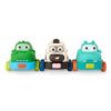Safari Speedsters 3 Pull-Back Animal Cars, Baby and Toddler Toys