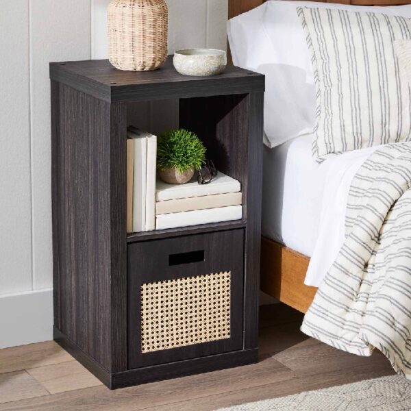 2 Cube Storage Organizer, Charcoal
