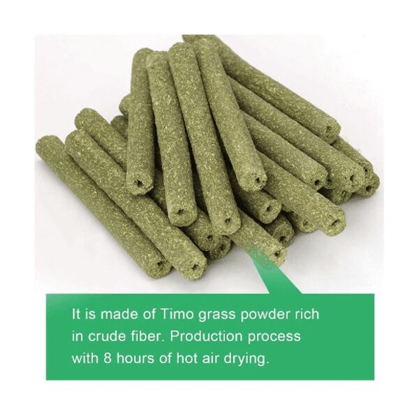 160 PCS Natural Mixed Grass Stick Chew Toys for Guinea Pig Rabbit Gerbil Parrot Bunny and Other Small Animals
