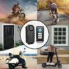 2 Set Wireless Bike Alarm with Remote, Anti-Theft Bicycle Motorcycle Alarm Wireless Security Vibration Motion Sensor Alarm, IP55 Waterproof Super Loud 113dB Alarm