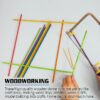 BAZIC Wooden Dowel Rods Wood Sticks, 3/16
