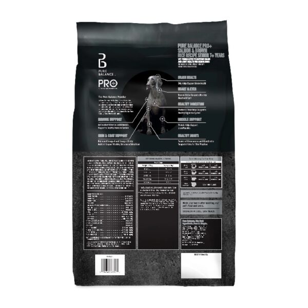 Pure Balance Pro+ Senior Salmon & Brown Rice Recipe Dry Dog Food, 16 lbs