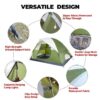 2/4 Person Tents for Camping - Waterproof Lightweight Outdoor Camping Tent Easy Set up