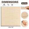 24-Pack 12x12x1/8