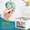 Artist Concepts Double Ended Alcohol Markers Dual Tip Artist Markers with Case Organizer, White, 120 Pack