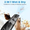 Cordless Handheld Car Vacuum, Portable Vacuum Cleaner, 8KPA Powerful Suction for Car and Pet Hair