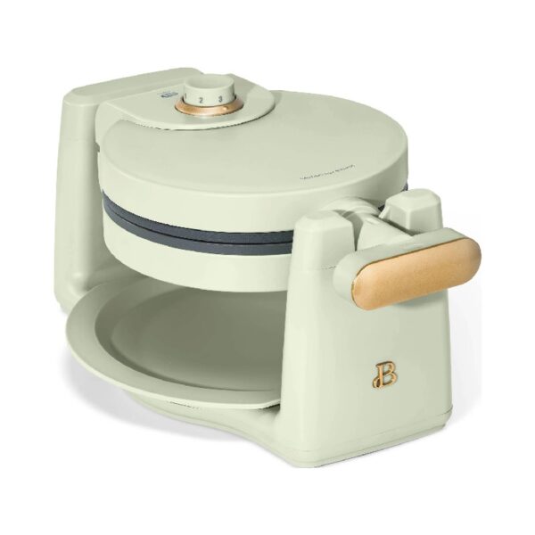 Rotating Belgian Waffle Maker, White Icing by Drew Barrymore