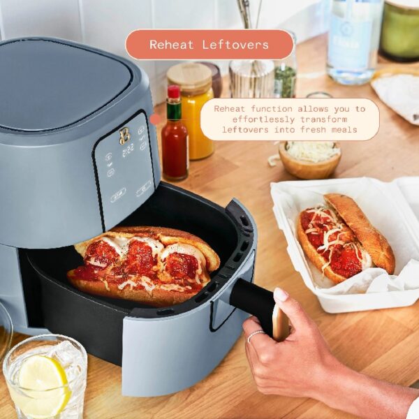 3 Qt Air Fryer with TurboCrisp Technology, White Icing by Drew Barrymore