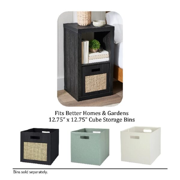 2 Cube Storage Organizer, Charcoal