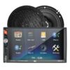 Electronics XVM279SPK2 7 inch Car Stereo Bundle with 6.5