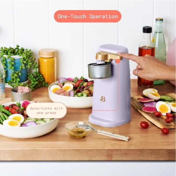 Easy-Prep Electric Can Opener, White Icing by Drew Barrymore