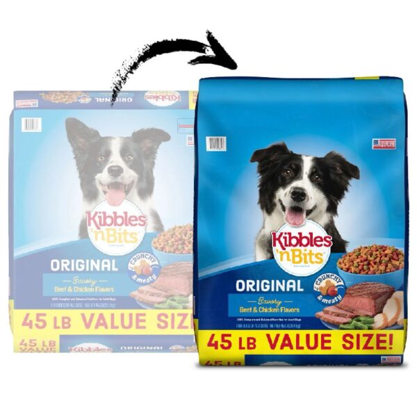 Bits Original Savory Beef & Chicken Flavors Dry Dog Food, 45 lb. Bag