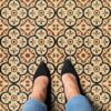 Retro Self Adhesive Vinyl Floor Tile - 20 Tiles/20 Sq. ft., 12 x 12, Slate Flooring Materials