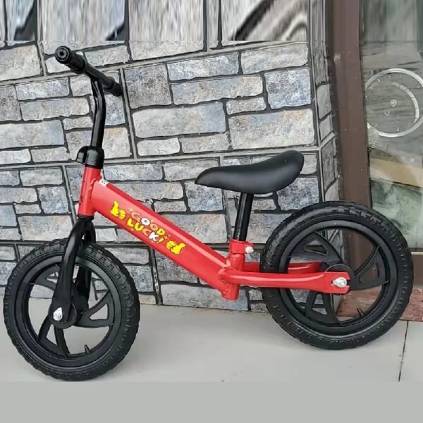 12 In Balance Bike for Kids 2-6 Years, Lightweight Toddler No Pedal Training Bike, Blue