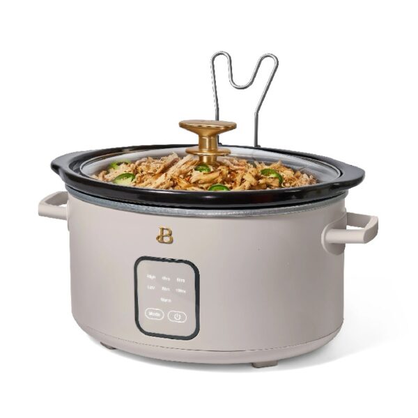 4Qt Slow Cooker with Touch-Activated Display, White Icing by Drew Barrymore