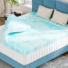 2-Inch Memory Foam Mattress Topper with Cooling Gel, CertiPUR-US Certified, Pressure Relief & Breathable Comfort Bed Topper, Full Size