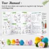 113 Piece Crochet with Yarn Set–1600 Yards Assorted Yarn 73PCS Crochet Accessories Set Including Ergonomic Hooks, Knitting Needles & More Ideal Beginner Kit