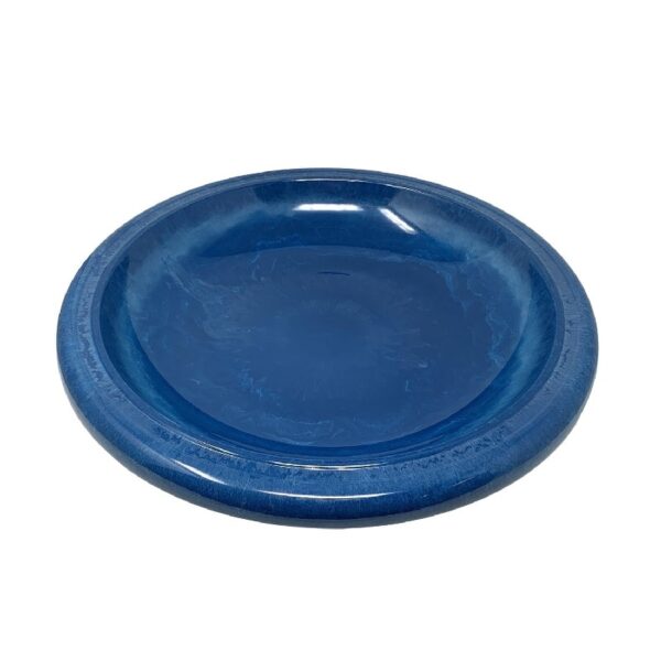 Bird and Beyond Modern Lightweight Clay Bird Bath Basin