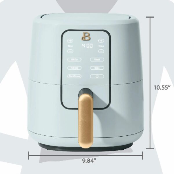 3 Qt Air Fryer with TurboCrisp Technology, White Icing by Drew Barrymore