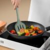 Black Silicone Cooking Utensils Set - 446°F Heat Resistant Kitchen Utensils,Turner Tongs,Spatula,Spoon,Brush,Whisk,Kitchen Utensil Gadgets Tools Set for Nonstick Cookware,Dishwasher Safe (BPA Free)