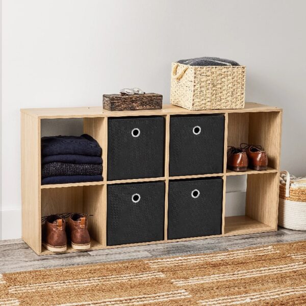 8 Cube Storage Organizer, Black
