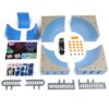 X-Connect Mega Bowl Park Creator Fingerboard Ramp Playset, For Ages 6 and up