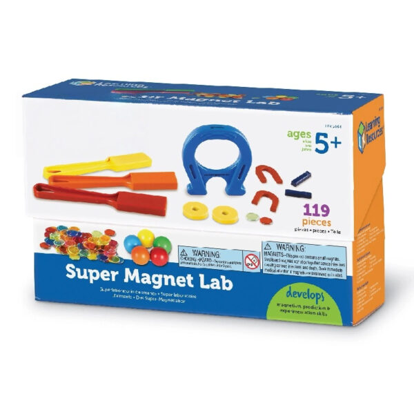 Learning Resources Super Magnet Lab Science Kits for Kids  Ages 5 and Up