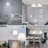 A19 LED Light Bulbs, 60W Equivalent,5000K Daylight, 9W 800 Lumens,E26 Standard Base,UL Listed,Lighting for Bedroom Living Room Home Office,24 Pack