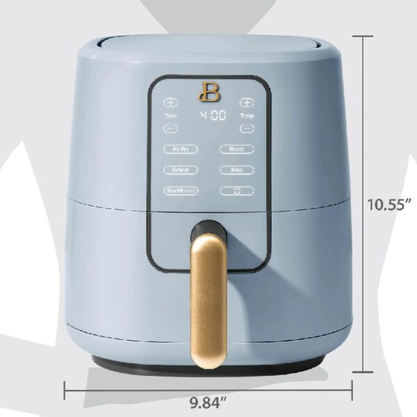 3 Qt Air Fryer with TurboCrisp Technology, White Icing by Drew Barrymore