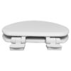 Elongated Slow-Close Toilet Seat in White