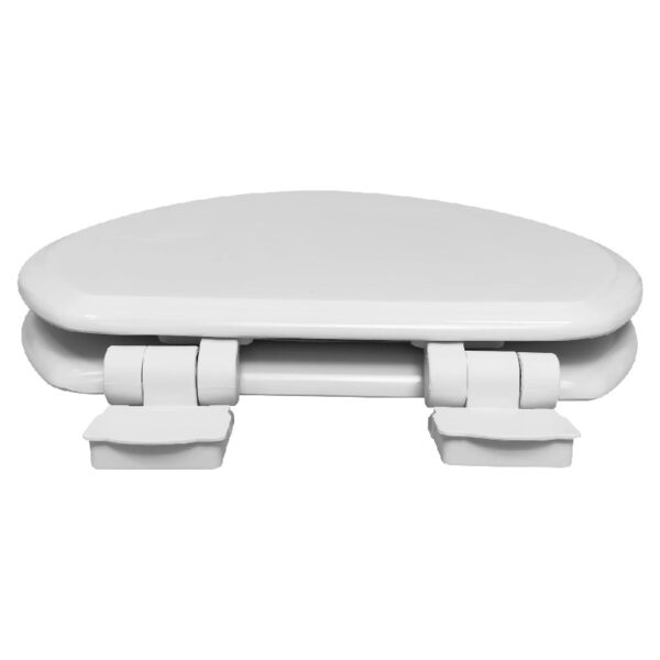 Elongated Slow-Close Toilet Seat in White