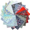 50PCS 10 x 10 inch Floral 100% Cotton Fat Quarters Fabric for Sewing and Quilting Bundles Precut Fabric Square for DIY Craft Patchwork