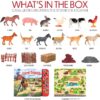 Li'l-Gen Toy Farm Animals with Interactive Farm Animal Sound Book | 12 Toy Figures with Playmat and Farm Accessories for Toddlers | Farm Playset for Boys and Girls 2 Years Old & Up (22 Piece Set)