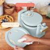 Rotating Belgian Waffle Maker, White Icing by Drew Barrymore