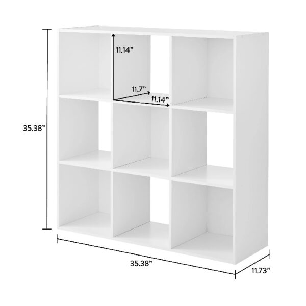 9 Cube Storage Organizer, Spring Pine