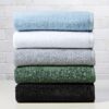 Gardens PowerLoft AIRRICH® Cotton 6-Piece Towel Set, Rich Black