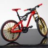 Postuois Bicycle Model 1:10 Scale Realistic Shape Alloy Downhill Mountain Bike Toy Birthday Gift