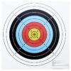50-Pack Bullseye Large Paper Shooting Range Targets for Pistol Shooting - 17x17 in Bulk Pack for Hunting Accessories, Handguns, Gun Range, Firearms with Colorful Design (10 Rings)
