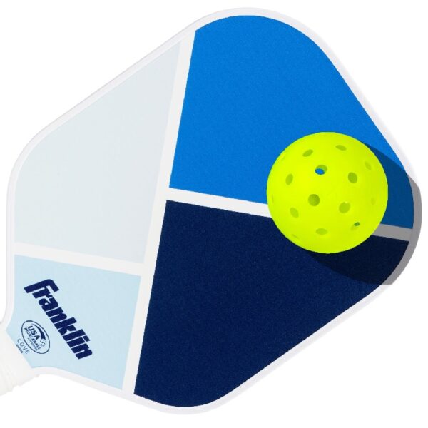 2-Player Pickleball Paddle Set - (2) Fiberglass Paddles+ (2) X-40 Pickleballs - Blue
