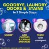 (3 pack) Odor Blasters Versatile Home and Laundry Stain Remover Powder, 3 lb