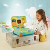Little Tikes Learning Activity Suitcase Roll and Go Interactive LCD Screen with Music Songs Sounds Travel Phrases to Develop Letters Numbers Shapes and Roleplay for Children Kids Boys Girls Ages 3+