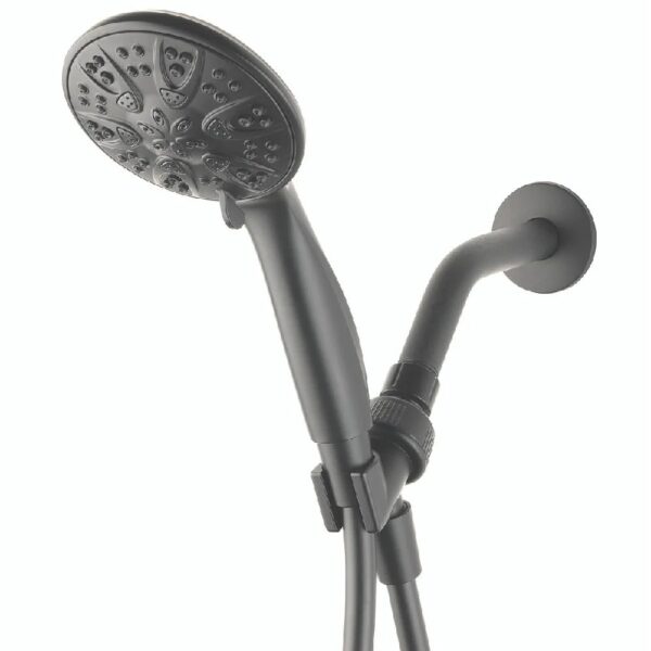 5-Setting Handheld Shower Head, Matte Black