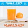 Fiber Supplement, Sugar Free Fiber Powder for Digestive Health, Orange, 180 Servings