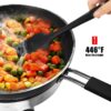 Silicone Cooking Utensils Set - Heat Resistant Stainless Steel Kitchen Utensils, Baking Tools Kitchen Gadgets,Turner, Tongs,Spatula,Spoon,Brush,Whisk,Non-Stick, Dishwasher Safe,BPA FREE (Khaki)