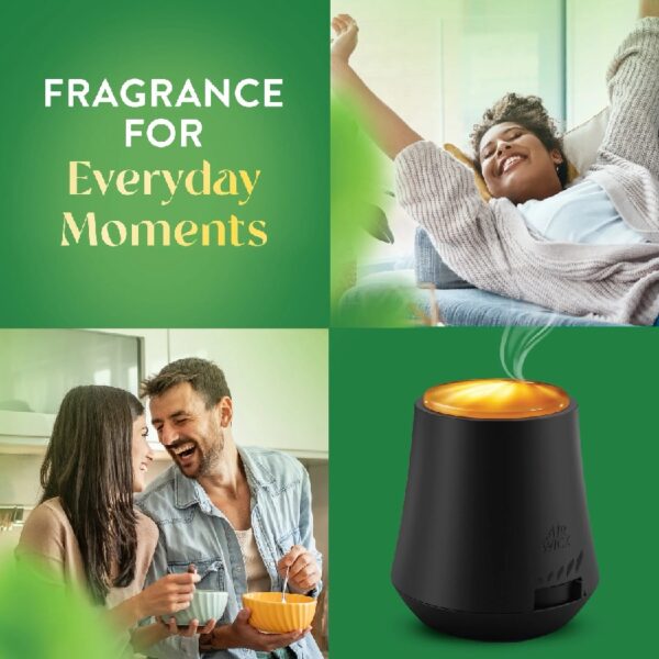 (2 pack)  Essential Mist Scented Oil Air Freshener Diffuser Device, Black, 1 Piece