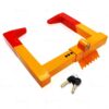 Security Tire Lock Clamp Boot Tire Claw - Heavy Duty Anti- Theft Protective Vehicle Wheel Lock